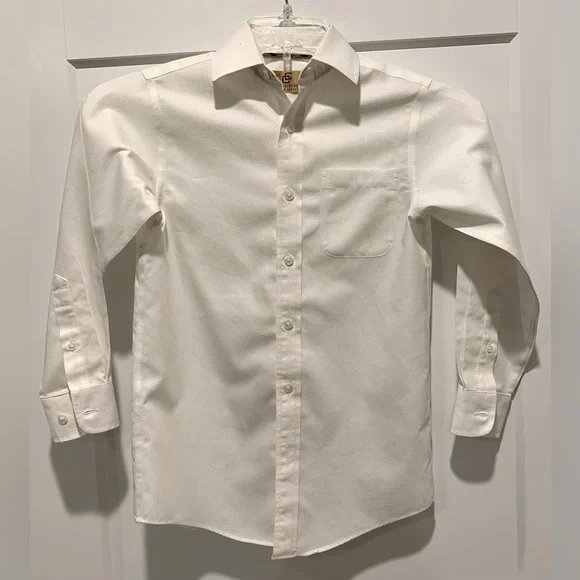 Class Club Gold Label | Shirts & Tops | Boys White Class Club Gold Label  Longsleeved Dress Shirt | Poshmark